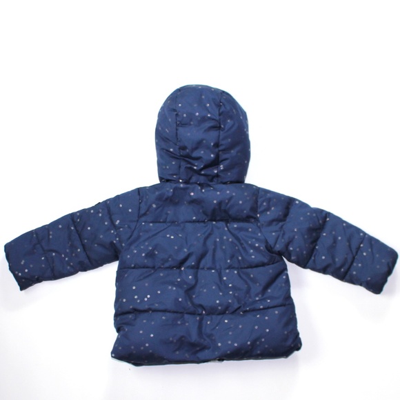 Steve Madden Blue Puffer Jacket Girls Sz 12 Months - Picture 3 of 8